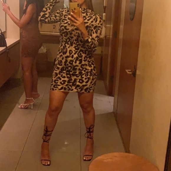 Leopard body con dress - Picture 1 of 3